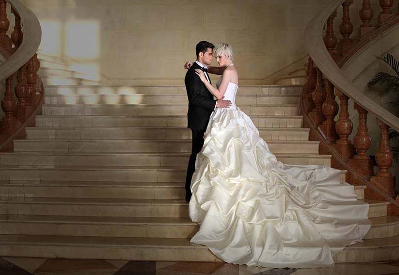 高级婚纱定制－拉菲特城堡拍摄大片